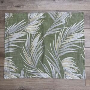 Tommy Bahama Canyon Palms Standard Pillow Sham Green Cotton‎ Tropical Coastal